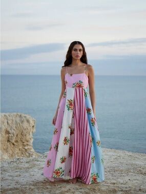 Aston Studio RUE DRESS IN MULTI BOUQUET US size 8